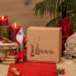 Preview: Weihnachtsgeschenkbox "Ho Ho Ho" Tee & Kandissticks im Set: