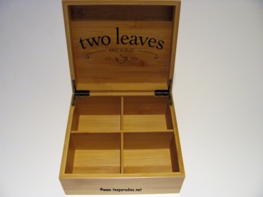 Two leaves and a bud – Teekiste