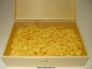 Preview: Große Holzkiste mit David Rio, Schlürfel & Erblühtee Präsent