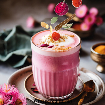 Preview: Only & One Chaipulver Pink Superfood Latte – vegan- 270 g.