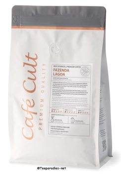 Preview: Café Cult: Kaffee Best of Brazil „Fazenda Lagoa“ in 250 g Tüte, ganze Bohne