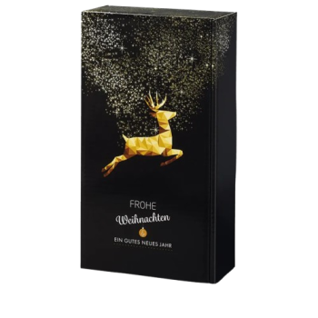 Set of 2 “Gold Deer” Christmas boxes