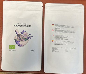 BIO: Japan Matcha Kagoshima BIO grüner Tee, Tüte à 40 g