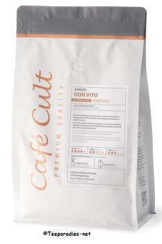 Preview: Café Cult: Espresso „Don Vito“ in 250 g Tüte, ganze Bohne entkoffeiniert