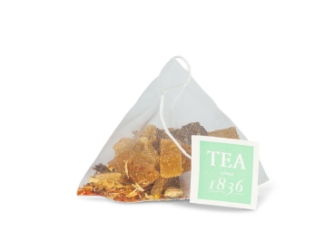Preview: 1836 Fruit tea blend Mango n´ Friends flavoured box of 50 pyramidal teabags of 4 g each