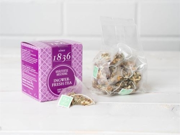 Preview: 1836 Kräuterteemischung Ingwer-fresh since 1836 - 30g.