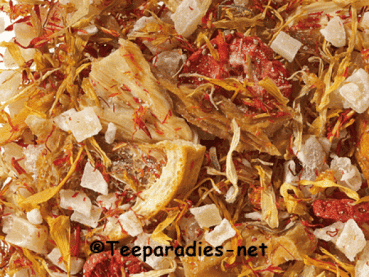 Tee Ostertütchen mit „Ostersticker Frohe Ostern“ 50 g. Aromatisierter Früchtetee