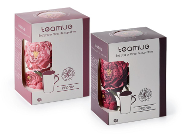 Preview: teamug - Herb Tea Cup “Peonia” New Bone China 2 Cups