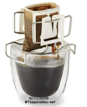 Preview: Café & Tee-Glas "Bendix" doppelwandig 0,2 l