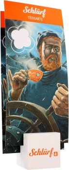 Preview: Schlürf Tee: Kartenhalter Holz