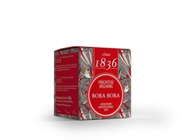 1836 Früchteteemischung aromatisiert, BORA BORA Erdbeer-Mango Note aromatisiert since 1836 – 60g.