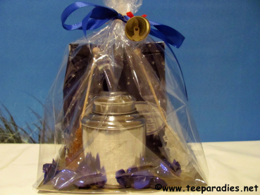 Weihnachtspräsent „Döpseldose“ in Folie