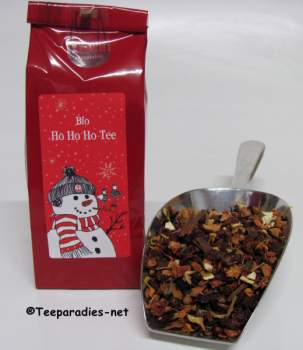 Preview: Weihnachtsgeschenkbox "Ho Ho Ho" Tee & Kandissticks im Set: