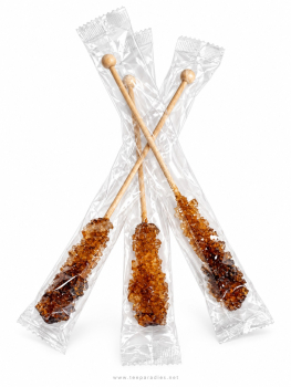 Kandis-Sticks 20 Stck. braun "einzeln verpackt" Kandissticks Zuckerstangen