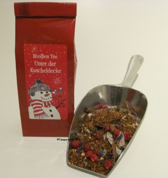 Unter der Kuscheldecke aromatisierter Rooisbos Tee