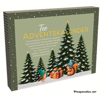 Tee-Adventskalender “24 Tees für deine Adventszeit” zum Aufklappen: 60 g.