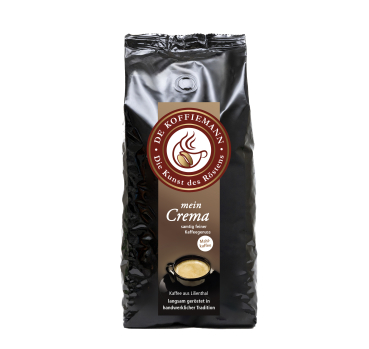 de Koffiemann: „mein Crema“ gemahlen 250 g.