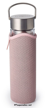 Preview: Flowtea® "Cherry Blossom" doppelwandiges Glas mit Edelstahlsieb