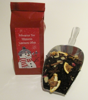 Hinterm warmen Ofen (Orange Spice) aromatisierter Schwarztee