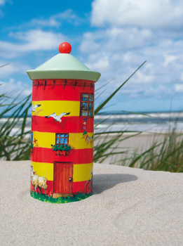 Pilsumer Leuchtturm Teedose 100 g. leer