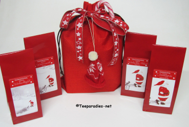 Teepräsent „Norwin" 4-fach sortiert 4 Tee-Tütchen - Set