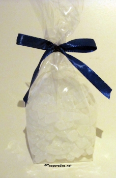 Würfelkandis weiß 250 g.