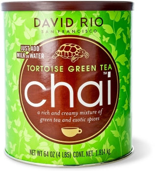 Gr. Dose: David Rio Chai Latte 1816g "Tortoise green"