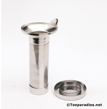 Kannenfilter Universal-Edelstahlfilter mit Abtropfschale Tea Logic