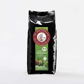 BIO: de Koffiemann: „mein Natürlicher“ ganze Bohne 250 g.