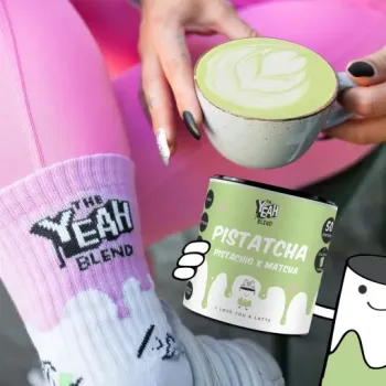 Preview: The Yeah Blend: „Pistatcha“ Pistachio x Matcha, 250g Dose