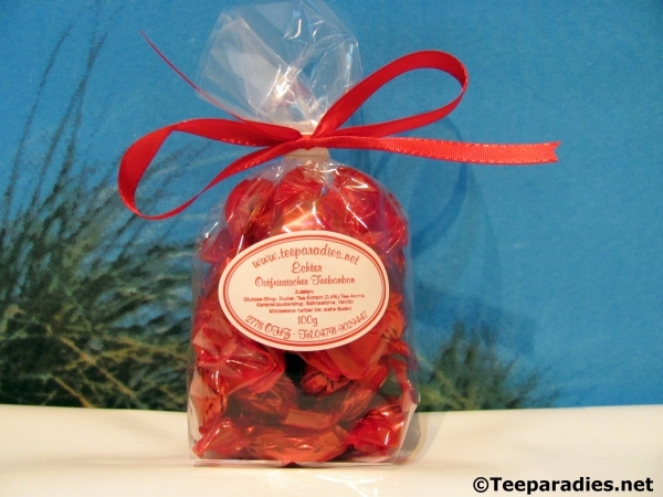 Echter Ostfriesische Teebonbons 100g. rot