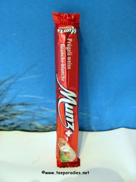 Schweizer Schokoriegel: Munz Prügeli weiss à 23 g.