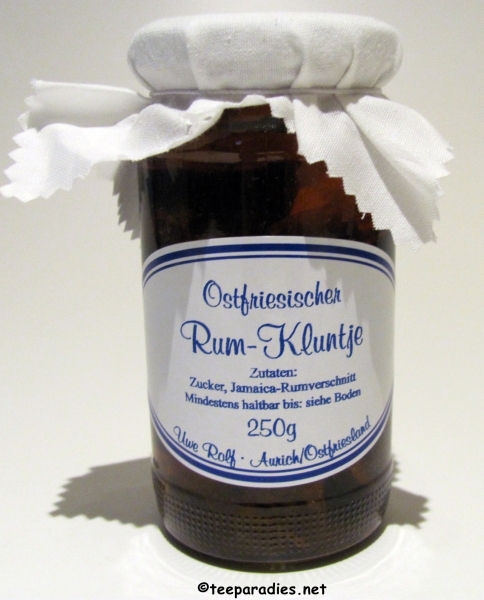 Ostfriesischer Rum-Kluntje 250 g. braun