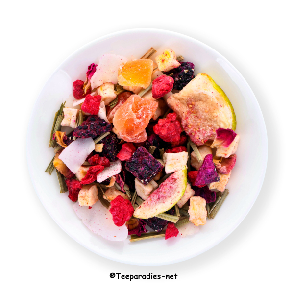 Litchi-Drachenfrucht (Früchtetee) ein exotischer Tee (Eistee)