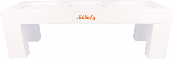 Schlürf Teebar aus Holz inkl. Holzfüße