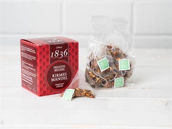 1836 Früchteteemischung, aromatisiert, Kirmesmandel, Mandel Note since 1836 – 60g.