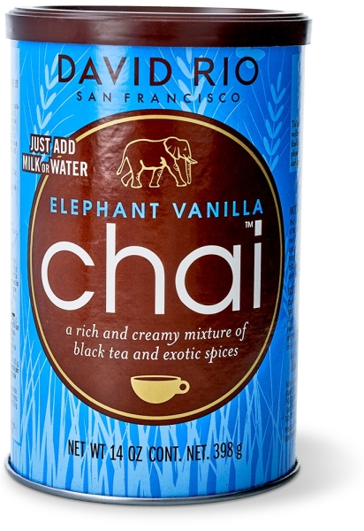 David Rio Chai Latte 398g "Elephant Vanilla"