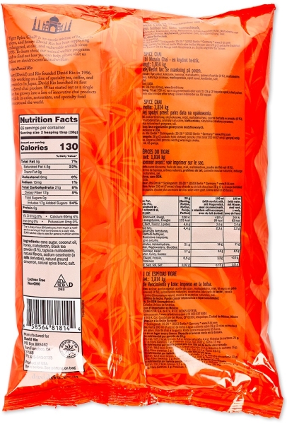 GASTRO: David Rio Chai Tiger Spice im „Nachfüllbeutel“ 1814 g