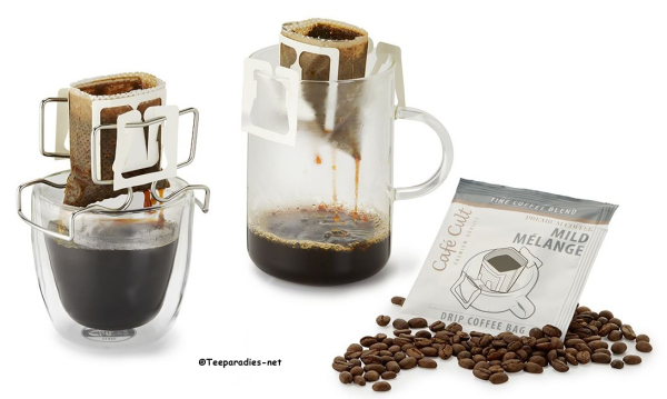 Café Cult: Halter "Kenny" Edelstahl passend für Café Cult: „Drip Coffee Bags“ 10,5 x 5,4 x 6,7 cm