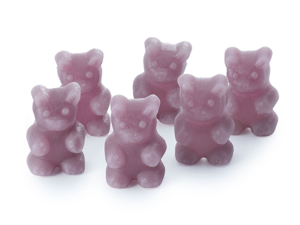 Tee-Bären® Heidelbeer-Joghurt, 100 g. mit Joghurt-Heidelbeergeschmack glutenfrei im Tütchen mit Schleife