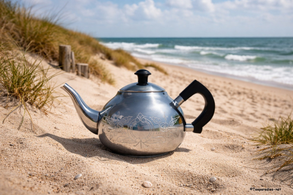 Teeset „die ostfriesische Teestunde“ Teekanne & Stövchen: