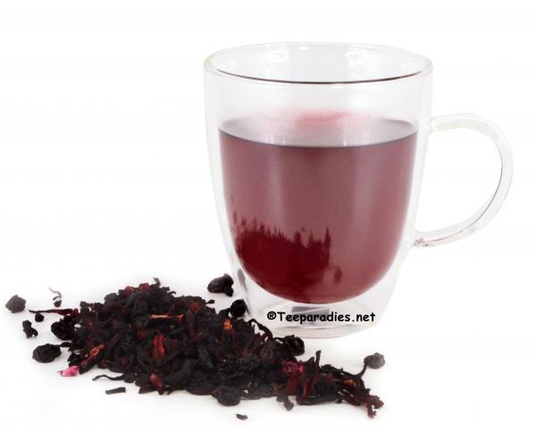 Doppelwandiges Teeglas mit Henkel 0,3l ideal für Chailatte