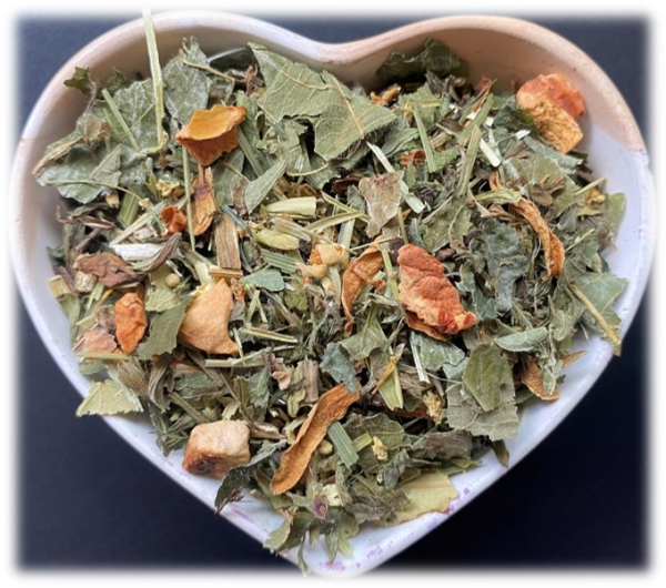 BIO: "Bergkräuter Tee"