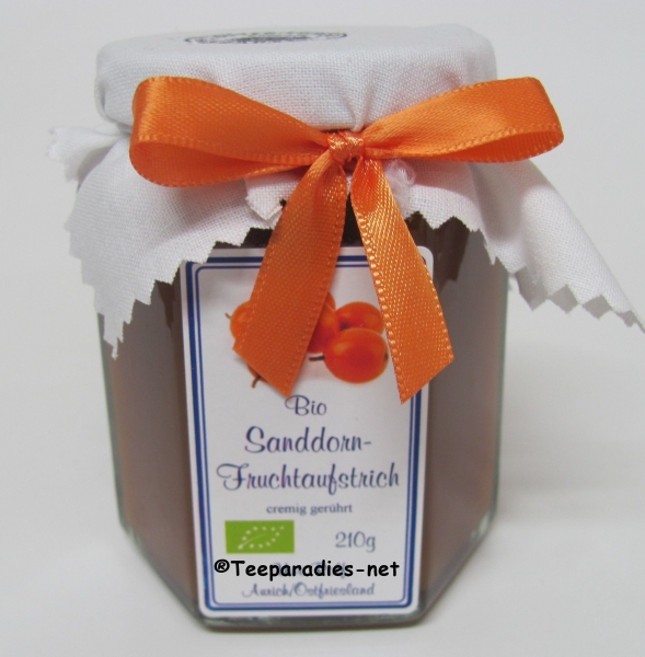Bio Sanddorn-Fruchtaufstrich 210 g.