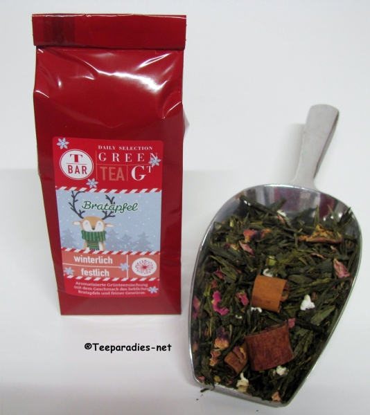 Bratapfeltee (aromatisierter grüner Tee) 100 g: