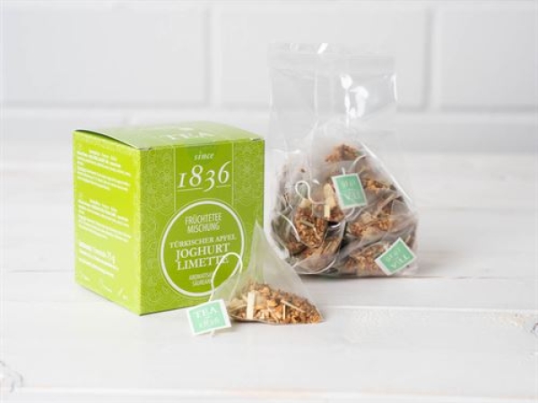 1836 Früchteteemischung: Türkischer Apfel Joghurt Limette aromatisiert since 1836 – 75 g.