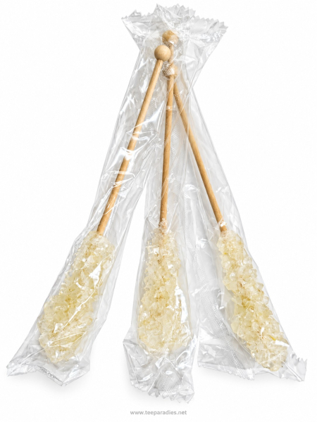 100 x Kandis-Sticks weiß & braun "einzeln verpackt"