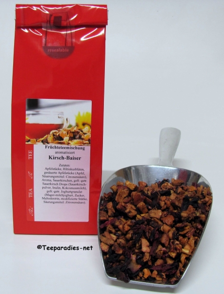 Früchteteemischung Kirsch-Baiser [Kirsch-Sahne-Note] aromatisiert
