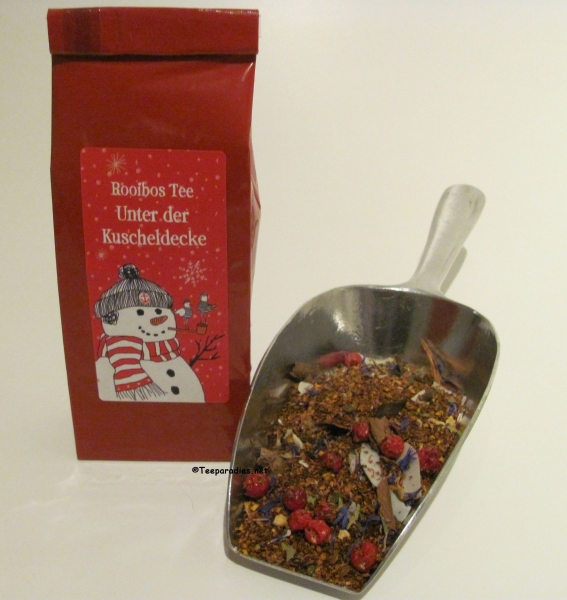 Unter der Kuscheldecke aromatisierter Rooisbos Tee