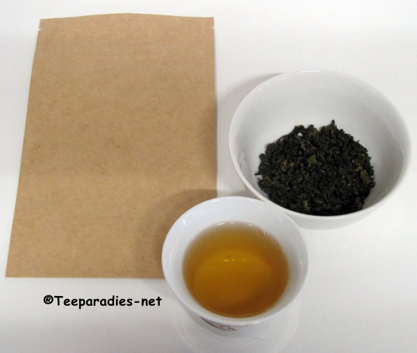 Tea bag: “BIO Milky Oolong kbA” 50 g. in beige ziptop bag